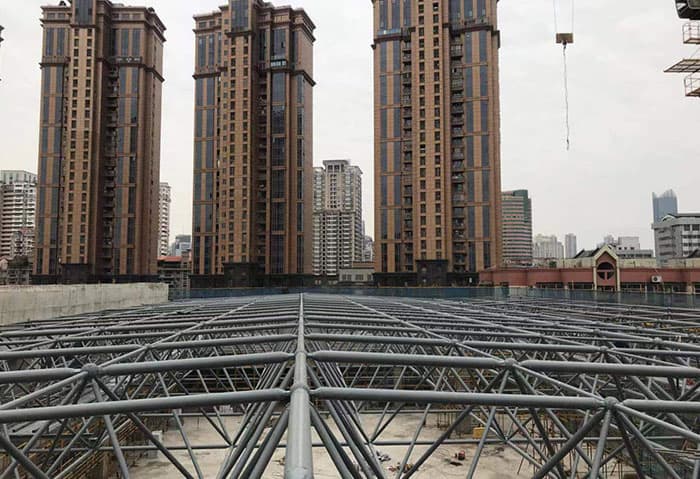 福清螺栓球网架结构